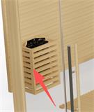 Kachelbeschermer 55x36x61 cm