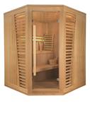 Sauna Venetian 3/4 places angular