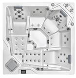 Whirlpool Holl's Oka 4 Onyx - 5 Plätze - 200x200x93cm