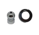 Shower head connector (kneecap + screw + gasket )